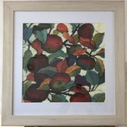 Rosy Red Apples print.