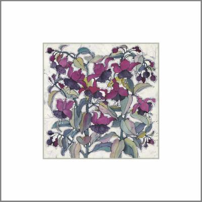 Fuchsia - Original Batik painting.