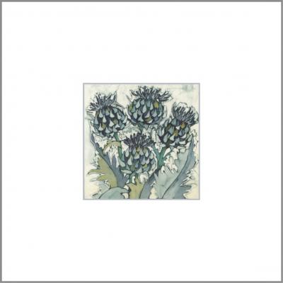 Cardoon - small original Batik.