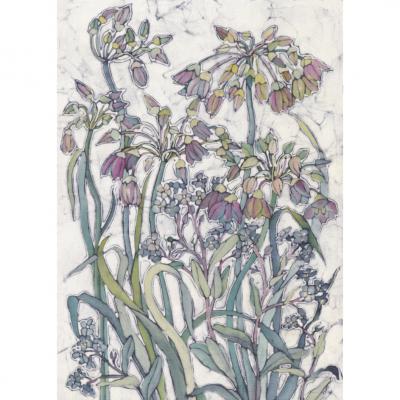 Allium - Original Batik Painting